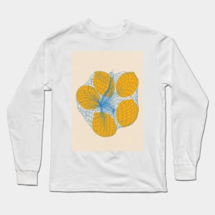 five lemons in a net bag Long Sleeve T-Shirt